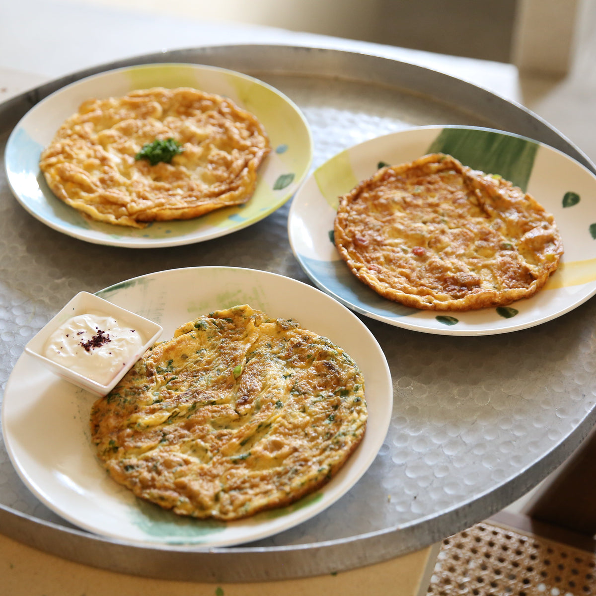 Eggs platter
