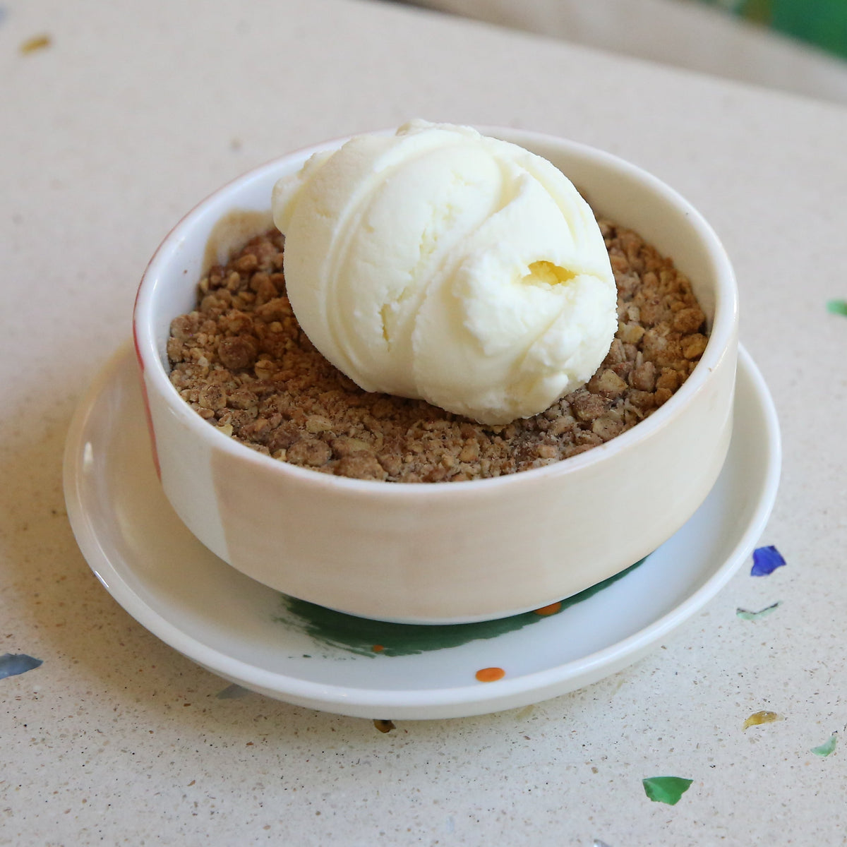 Apple crumble